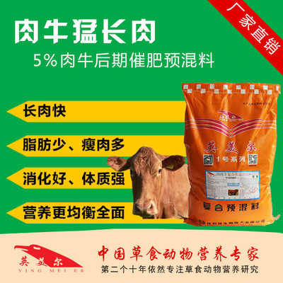 肉牛喂什么飼料長得快 肉牛預混料